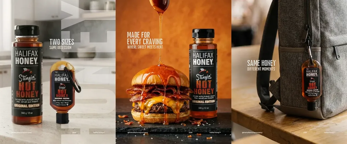 Honey brand website banner